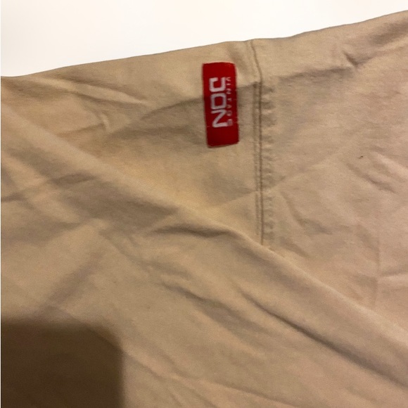 Vintage don 3-d puff print embroidered double sided longsleeve shirt mens 3XL - Picture 8 of 9